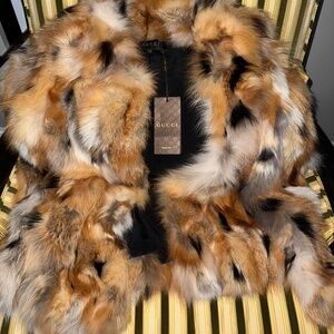 GUCCI FOX FUR COAT